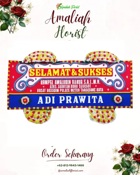 Papan Bunga Ucapan Selamat Margonda