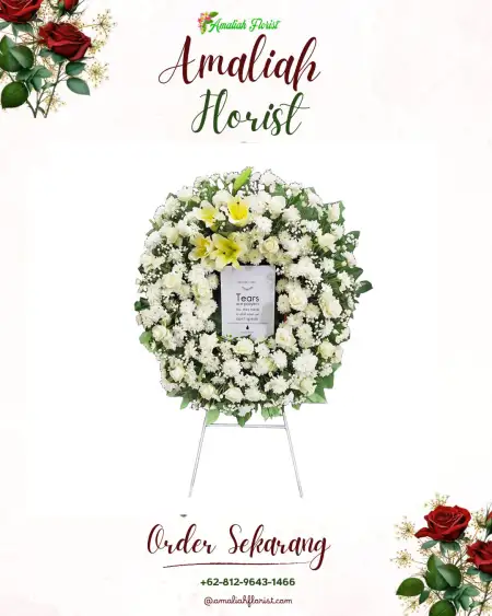 Krans Bunga Duka Margonda